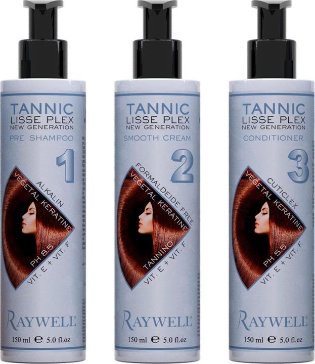 Immagine prodotto Raywell Kit Plex Lisse Tannic (Set per la cura dei capelli)