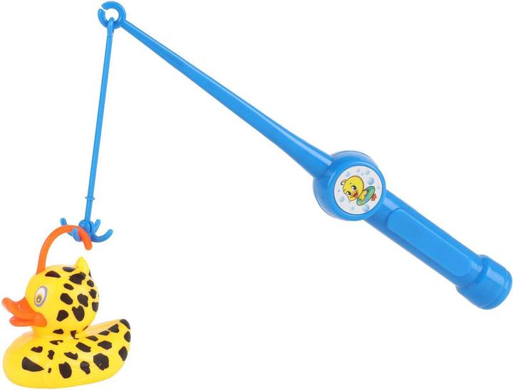Image du produit Toi-Toys Jeu de pêche avec canards canne à pêche 35 cm, filet, 3 canards magnétiques, 3 ans