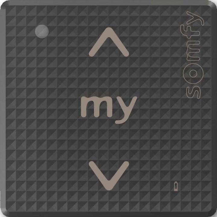 Produktbild somfy 1810902 Funkwandsender Smoove 1 IN RTS Black Shine 1-Kanal (Handsender)