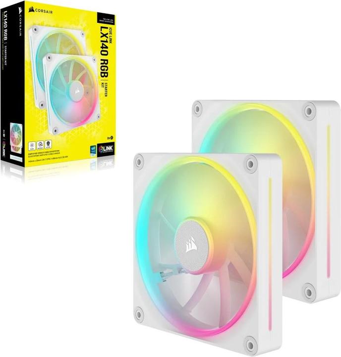 Image du produit Corsair iCUE LINK LX140 RGB (140 mm, 2 x)