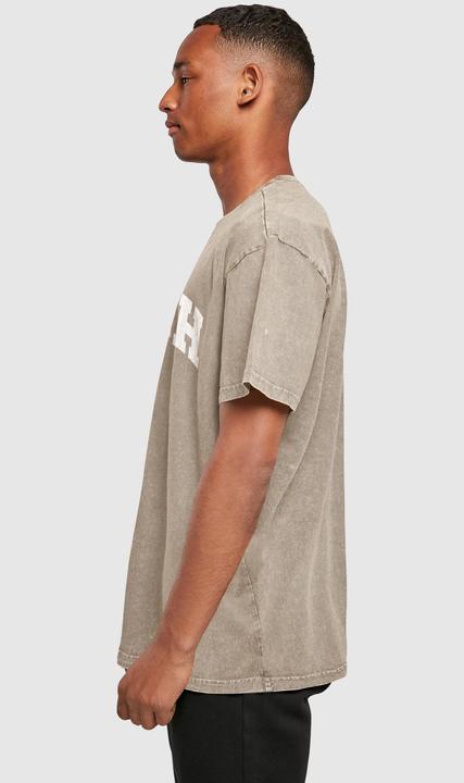 Actual product image Merchcode Munich Wording - Acid Washed Oversize Tee - 113017 (3XL)