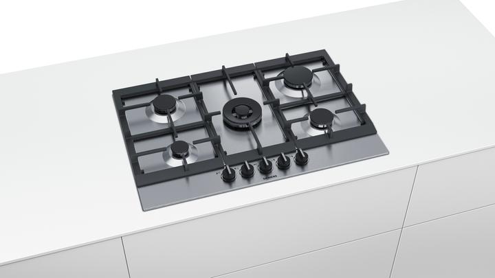 Image du produit Siemens EC7A5RB90 Table de cuisson en acier inoxydable Intégrée Table de cuisson à gaz 5 zone(s)