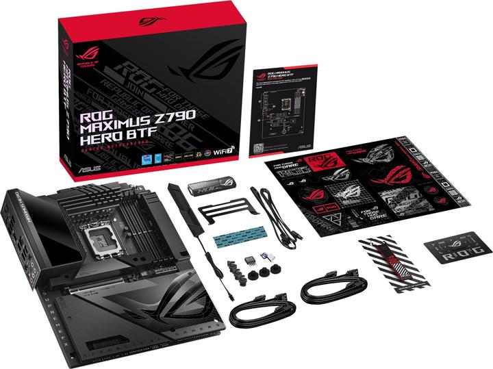 Actual product image ASUS MB ROG MAXIMUS Z790 HERO BTF (Intel,1700,DDR5,ATX) (LGA 1700, Intel Z790, ATX)