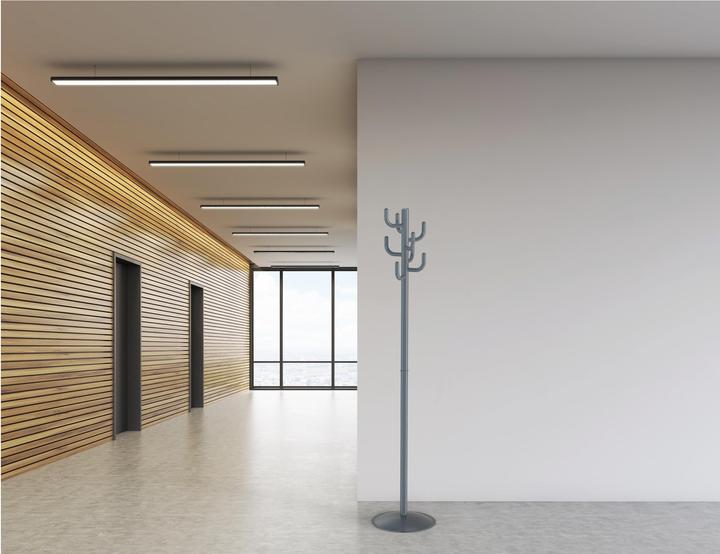Produktbild Maul Kleiderständer MAULpolaris Lite 9402682 silber Metall 8 Haken 36,5 x 177,0 cm