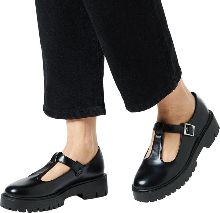 Actual product image FAITH Womens/Ladies Naevias T-Bar Chunky Heel Mary Janes (40)