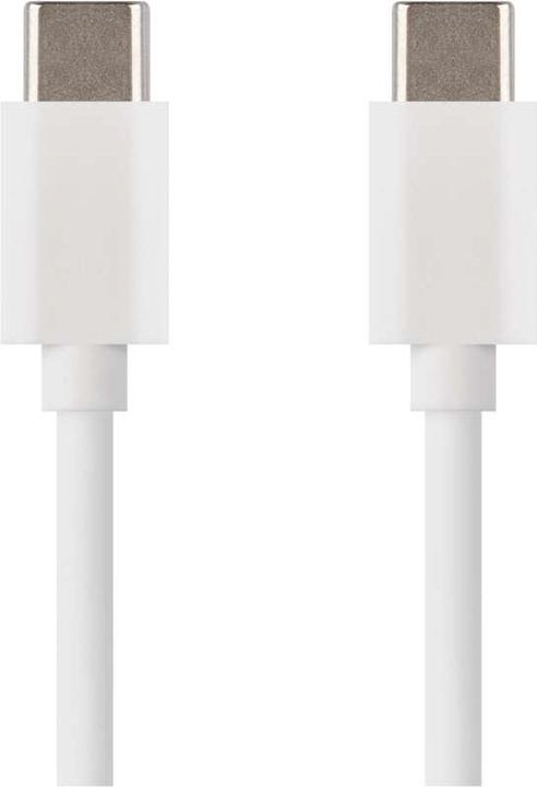 Produktbild Emos USB Kabel 2.0 C Stecker - USB 2.0 C Stecker 1m, weiss (1 m, USB 2.0, 60 W)