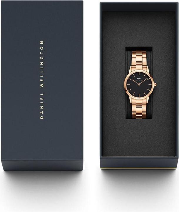 Immagine prodotto Daniel Wellington Iconic Link Oro Rosa Nero (40 mm) (Orologio da polso analogico, 40 mm)