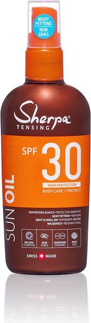 Immagine prodotto Sherpa Tensing Olio solare (Olio abbronzatura, SPF 30, 150 ml, 158 g)