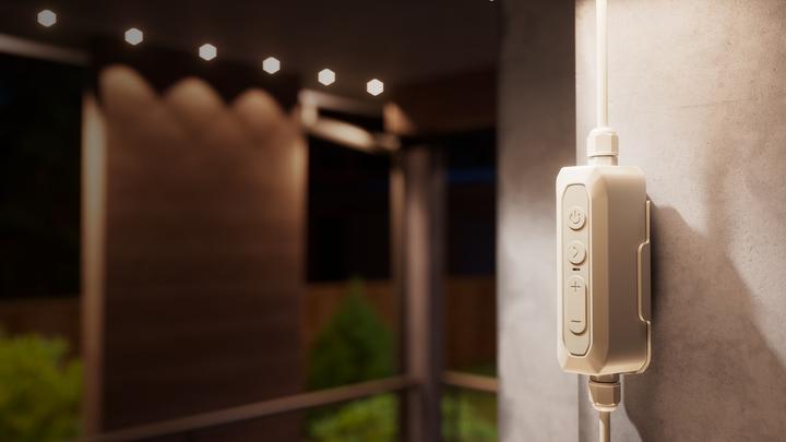 Actual product image Nanoleaf Permanent Outdoor Lights Smarter Kit 15 Meter (RGBW, 1500 cm, Outdoor)