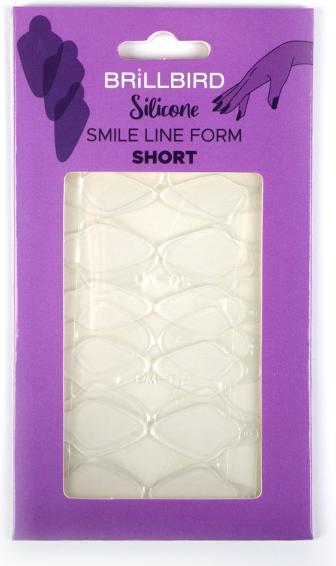 BrillBird French Schablonen für Dual/Reverse Tips - Short (Nagellacktrockner)