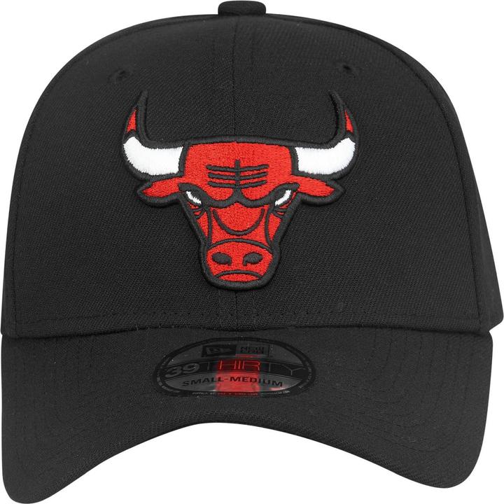 Produktbild New Era 39Thirty Stretch Cap - Chicago Bulls schwarz - M/L (M, L)