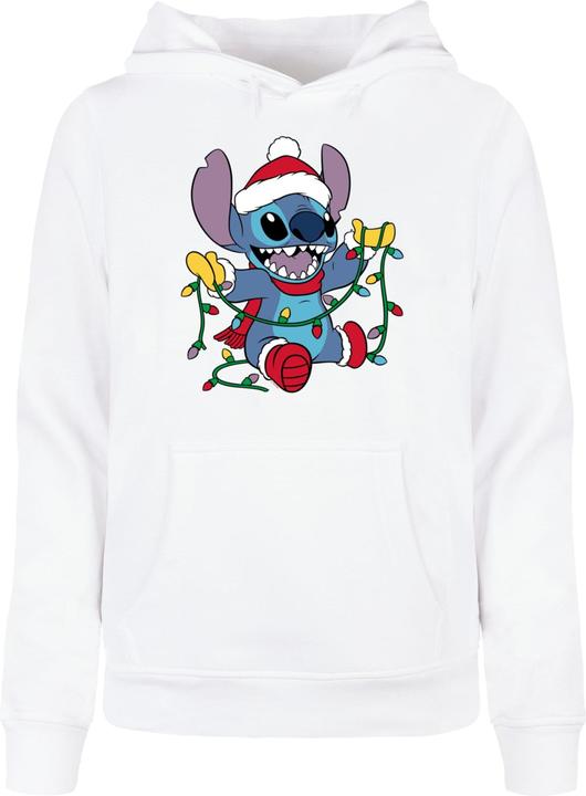 Immagine prodotto Absolute Cult Felpa con cappuccio da donna Lilo And Stitch - Christmas Lights Basic - 114337 (L)
