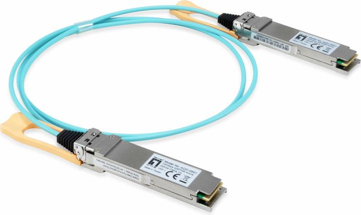 Produktbild LevelOne AOC-0501 Netzwerk-Transceiver-Modul Faseroptik QSFP28 850 nm