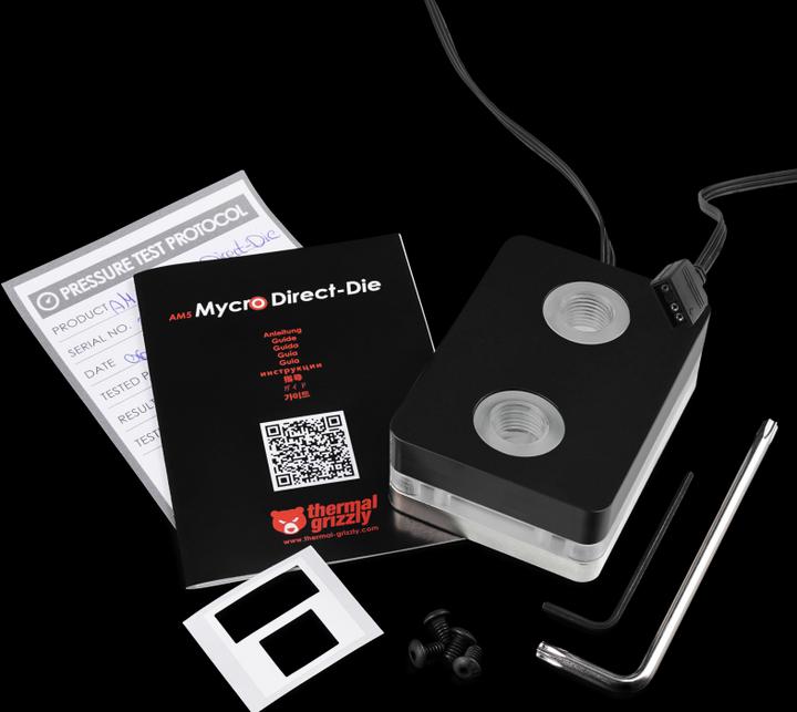 Image du produit Thermal Grizzly Mycro Direct-Die Refroidisseur CPU, RGB - Socket AM5
