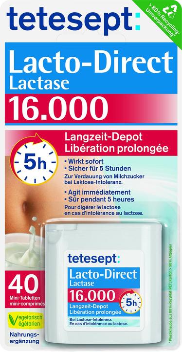 Tetesept Lacto Direct Langzeit Lactase (1 Stück, Tabletten, 35 g)
