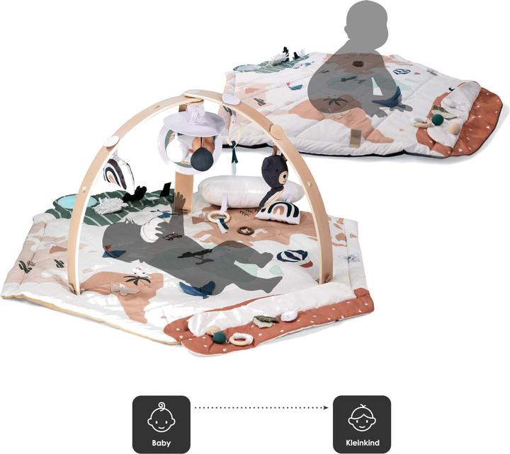Actual product image BabyGo Bianca World play mat