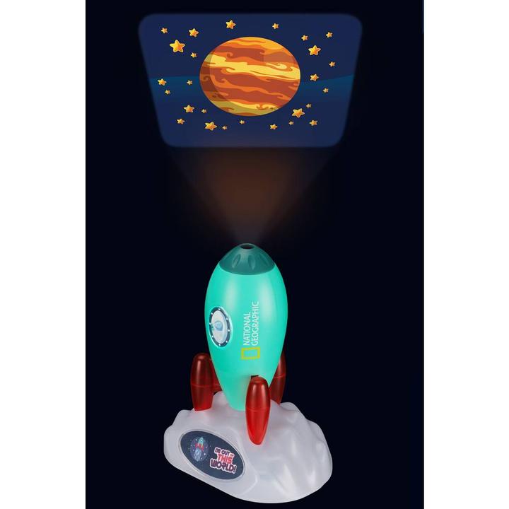 Actual product image National Geographic Slide projector, space rocket and night light