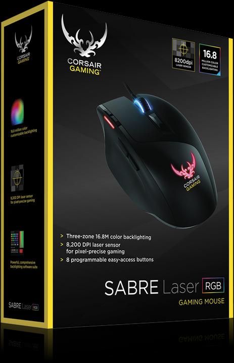 Produktbild Corsair Gaming Sabre RGB, old logo (Kabelgebunden)