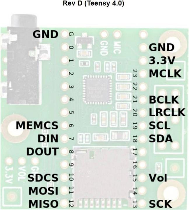 Immagine prodotto Joy-it Joy it scheda di espansione Scheda audio per Teensy 4.0