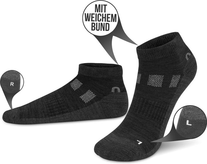Produktbild Normani 2 Paar Merino-Sneakersocken Timaru (2er Pack, 39 - 42)