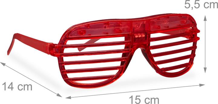 Produktbild Relaxdays 10x LED-Brille