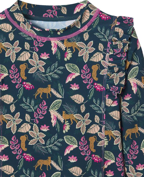 Vertbaudet Mädchen Bade-Set: Shirt mit UV-Schutz & Badehose