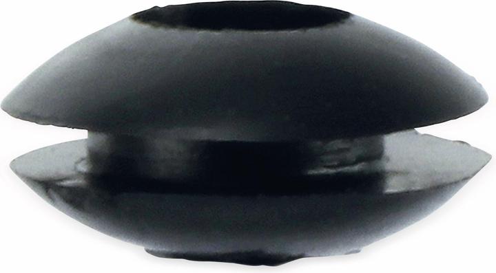 Actual product image Eneroid Grommet, rubber, 5/11 mm, black, 10 pcs.