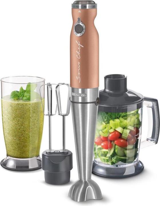 Produktbild Sencor Mixer Halbautomatischer Mixer 4in1 SHB 5606GD-EUE3 Leistung 1200W, Titanuim Quad