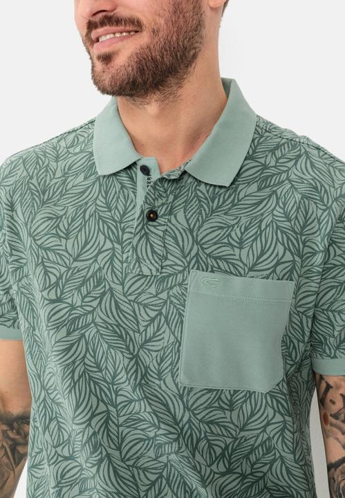 Immagine prodotto Camel Active Polo in piqué di puro cotone con stampa floreale all-over (L)