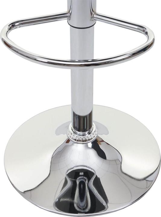 Image du produit Swisshandel24 2x tabouret de bar, chaise de bar tabouret de bar pivotant, avec dossier similicuir noir-blanc