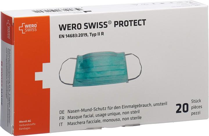 Actual product image Wero Swiss Protect Mask (Protection class I, 20 x)