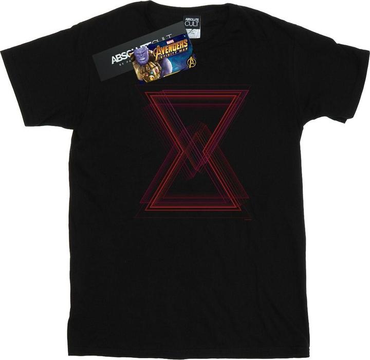 Avengers Infinity War Black Widow Lines TShirt Mädchen