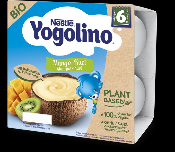 Image du produit Yogolino Bio Plant-Based Mango-Kiwi - Après 6 mois (360 g)