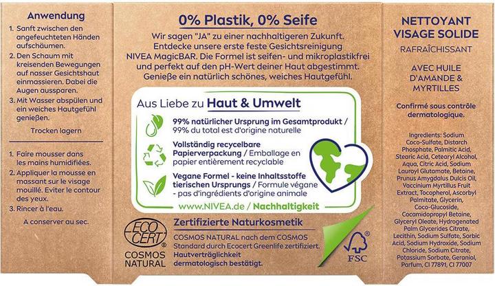 Produktbild NIVEA Magic Bar Erfrischend (Seife)