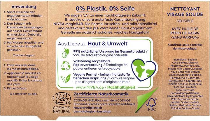 Actual product image NIVEA Magic Bar Sensitive (Oils)