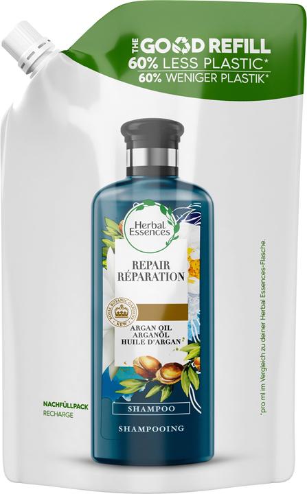 Produktbild Herbal Essences Repair Shampoo Nachfüllpack (480 ml, Flüssiges Shampoo)