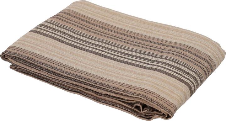 Produktbild Casativo Maxi Tagesdecke gestreift aus 100% Baumwolle, braun, 300 x 260 cm (300 x 260 cm)