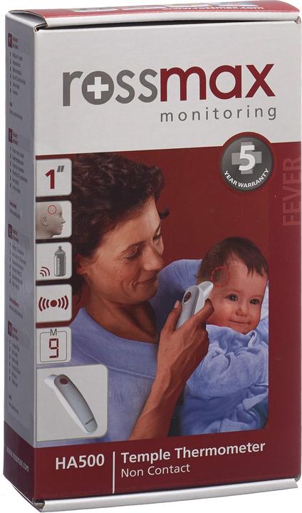 Produktbild Rossmax Infrarot-Thermometer HA500 (Stirn, Berührungslos)