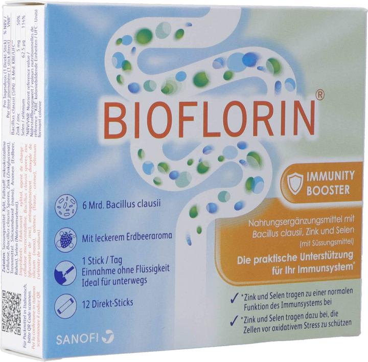 Image du produit Bioflorin Immunity Booster Pulver (12 pièce(s), Stylo, 40 g)