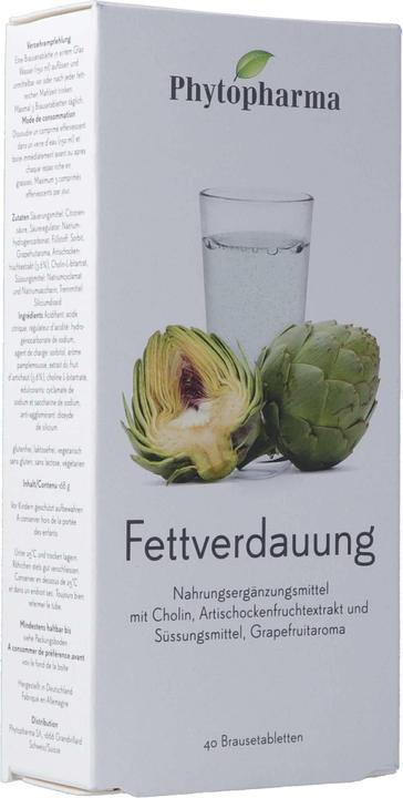 Phytopharma Fettverdauung Brausetablette (40 Stück, Brausetablette, 216 g)