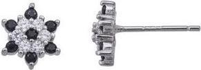 Immagine prodotto Passion Orecchini In Argento Rodiato - Zirconi - Onice Sintetico (Argento)