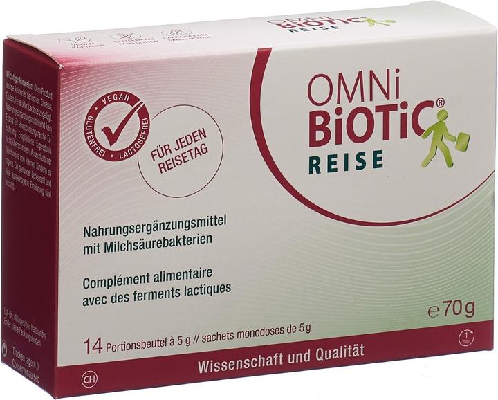 Actual product image Omni Biotic Reise Pulver (neu) (14 Piece, Powder, 100 g)