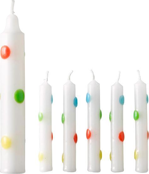 Produktbild Riethmüller Kerzenset Lebenslicht & Geburtstagskerzen Punkte 1 (10 x)