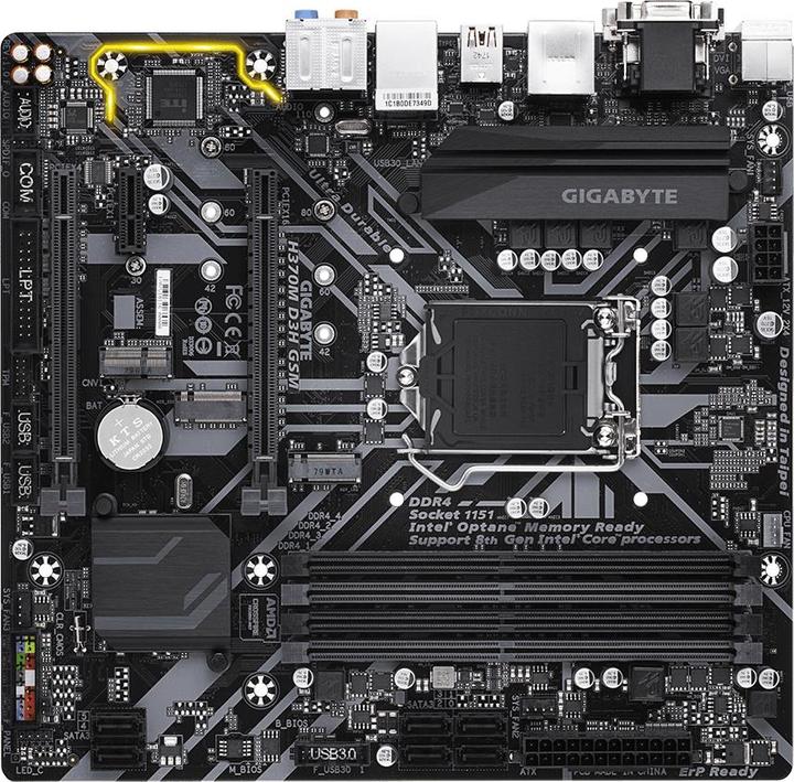 Immagine prodotto Gigabyte H370M D3H GSM S1151V2 H370 MAT (LGA 1151, Intel H370, mATX)