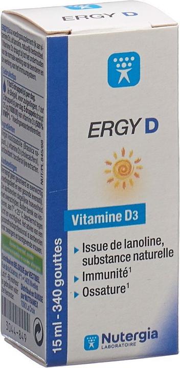 Immagine prodotto Nutergia Ergy D liq (1 Pezzo/i, Goccia, 49 g)