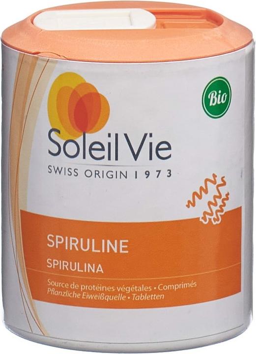 Soleil Vie Spirulina aus biologischer Wasserkultur Tabl (180 Stück, Tabletten, 114 g)