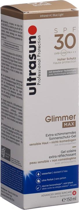 Ultrasun Glimmer MAX (Sonnengel, SPF 30, 150 ml, 230 g)