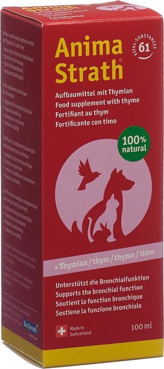 Actual product image Anima-Strath Aufbaumittel mit Thymian (Cat, Dog, 100 ml)
