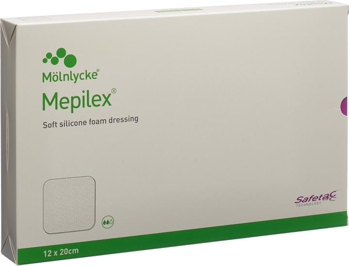 Mepilex Schaumverband Safetac 12x20cm Silikon (5 x)