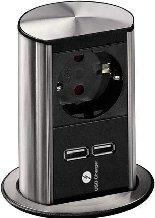 Image du produit Bachmann Élévateur (18 x, CEE 7/3, USB-A, 2 m)
